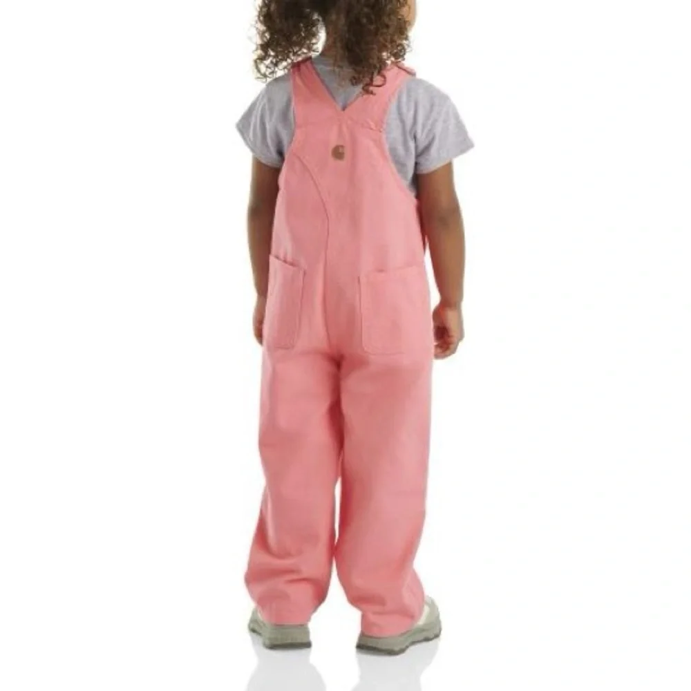 Carhartt CM9712 - Loose Fit Canvas Bib Overall - Toddler Girls 18 Mo